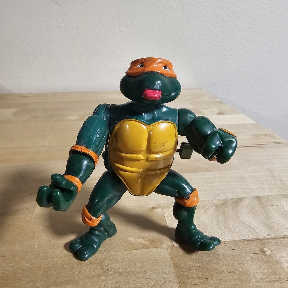 1989 Teenage Mutant Ninja Turtles TMNT Rock 'N Roll Michaelangelo Read Descripti